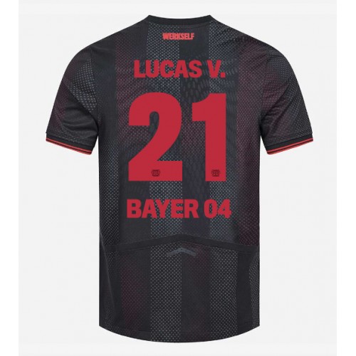 Fotbalové Dres Bayer Leverkusen Lucas Vazquez #21 Domácí 2025-26 Krátký Rukáv